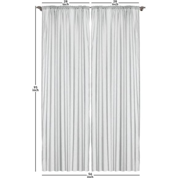 Window Curtains, Sketchy Musical Notes and Melody Entertainment Fine Arts Theme - Picture 6 of 7